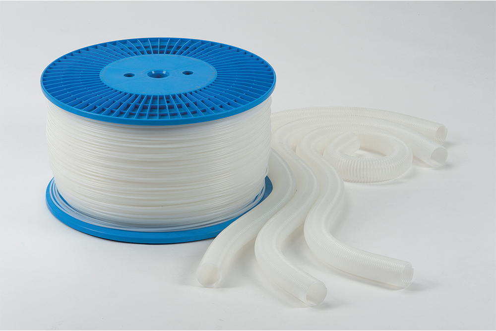 Linear flexible polyamide NYLON PA 6 tube neutral by Mebra Plastik