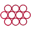 icona MTPA x10 tubi rossa