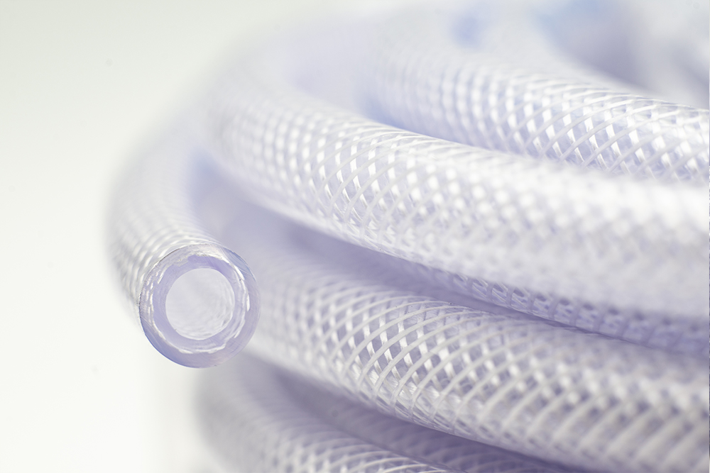 pvc retinato trasparente tubo lineare di mebra plastik